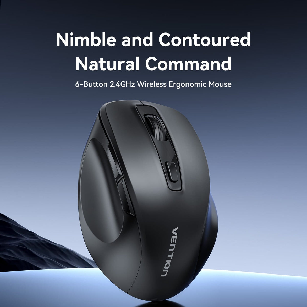 Vention 2.4G Wireless Ergonomic Mouse