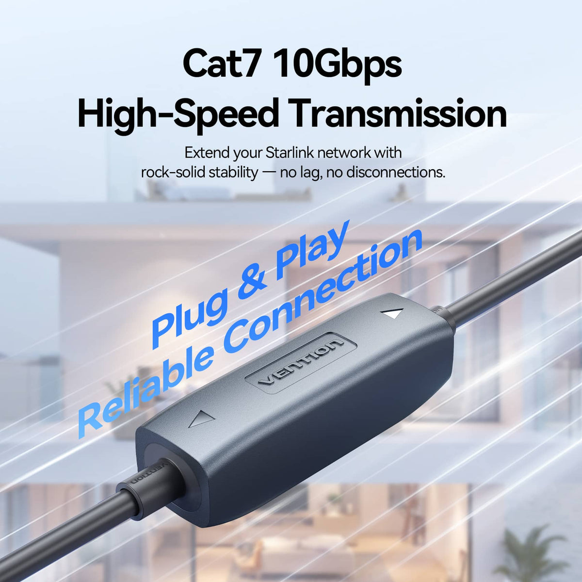 Vention Cat7 Starlink Shielded Inline Coupler