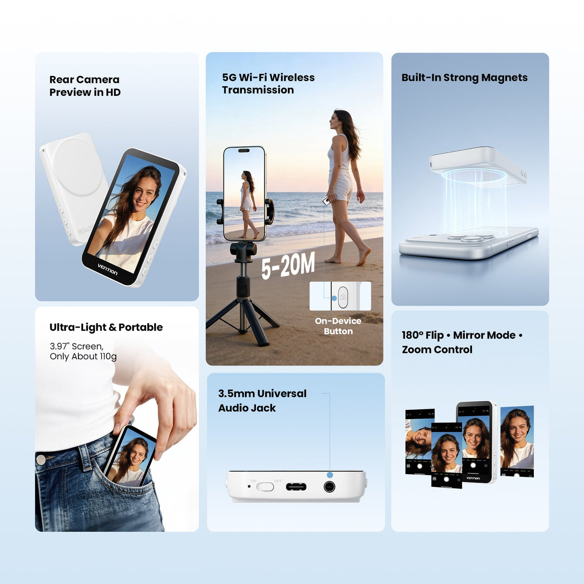 Vention Selfie Monitor Screen