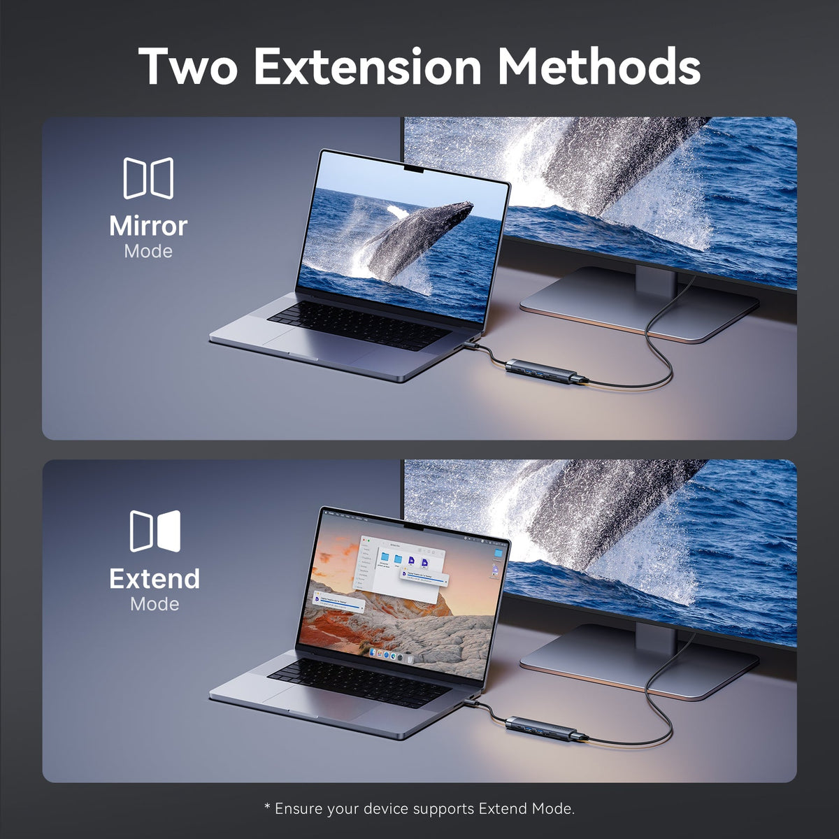 Vention 6-in-1 USB-C Docking Station