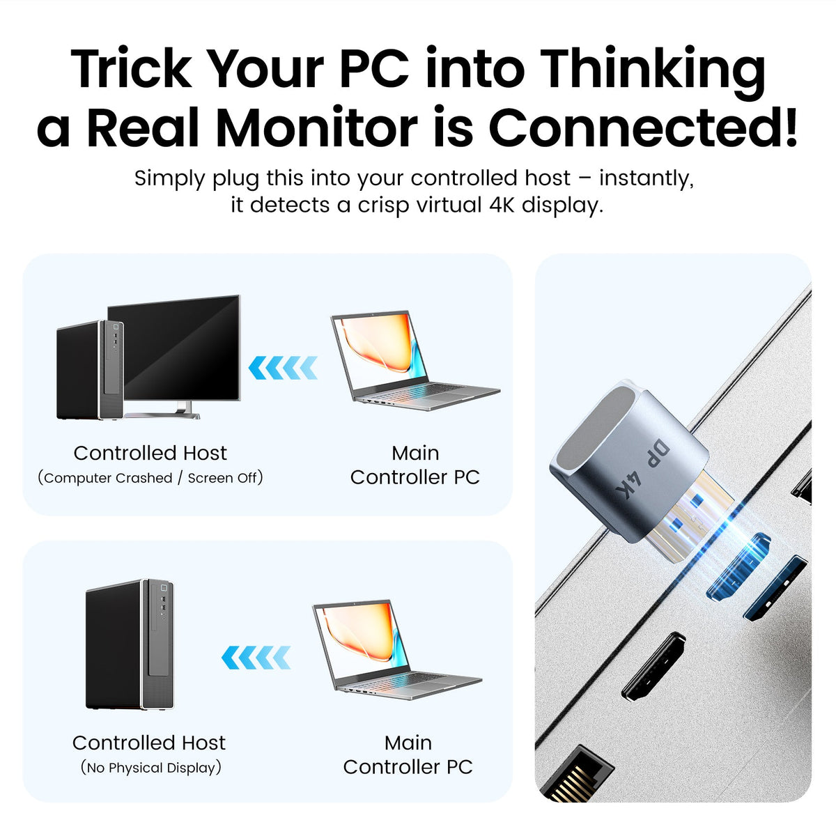 Vention DisplayPort Dummy Plug