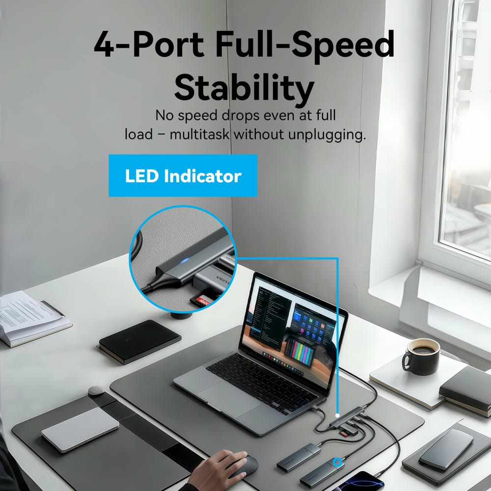 Vention 5-in-1 USB 3.2 Gen 2 Hub