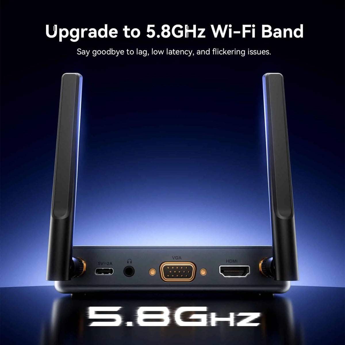 Vention Enterprise-Grade Wireless HDMI™ Transmitter and Receiver