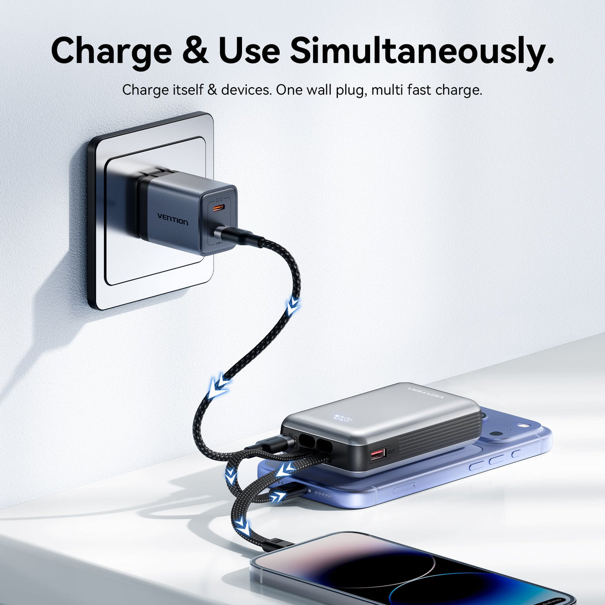 Vention 10000mAh Power Bank