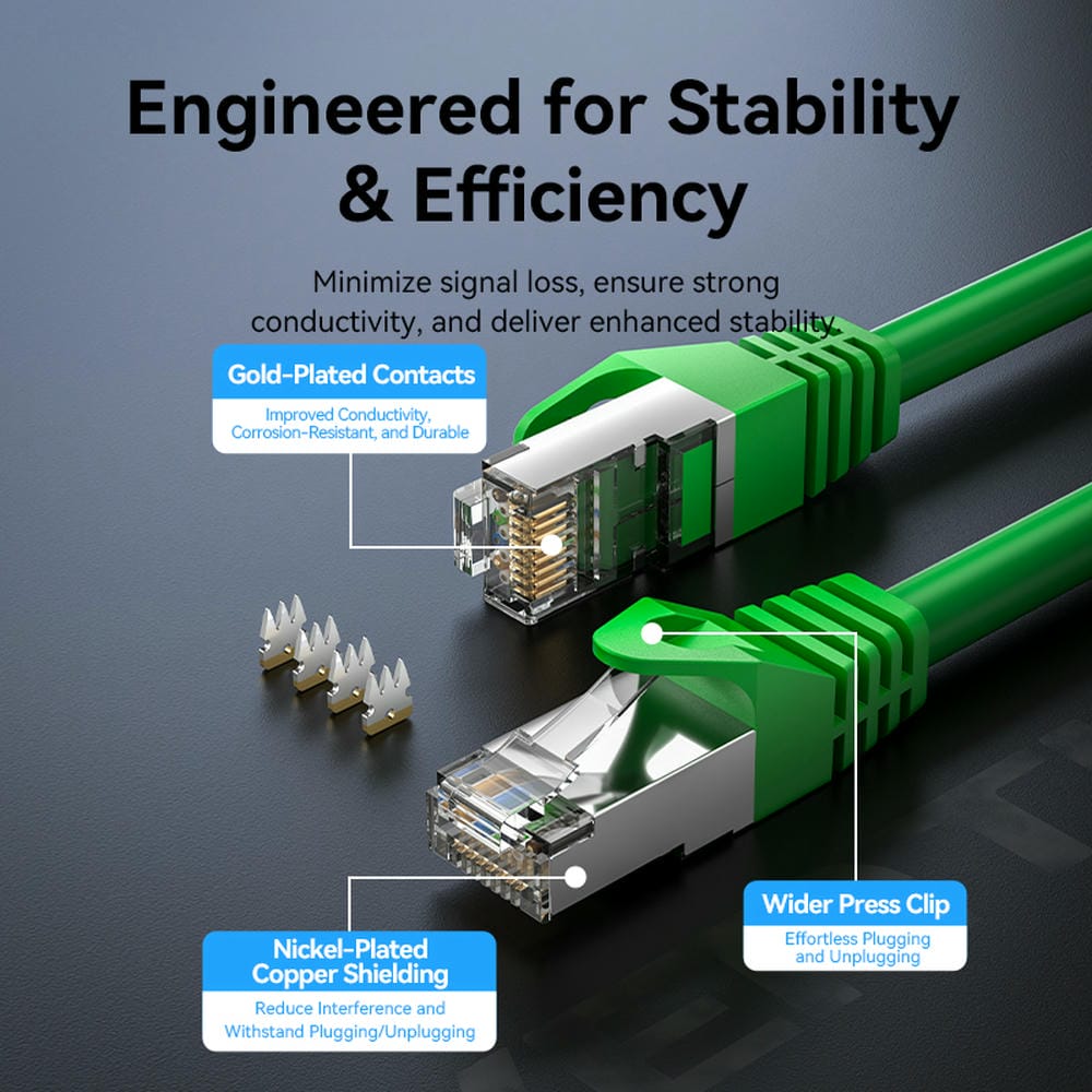 Vention Cat6A SFTP Ethernet Patch Cable