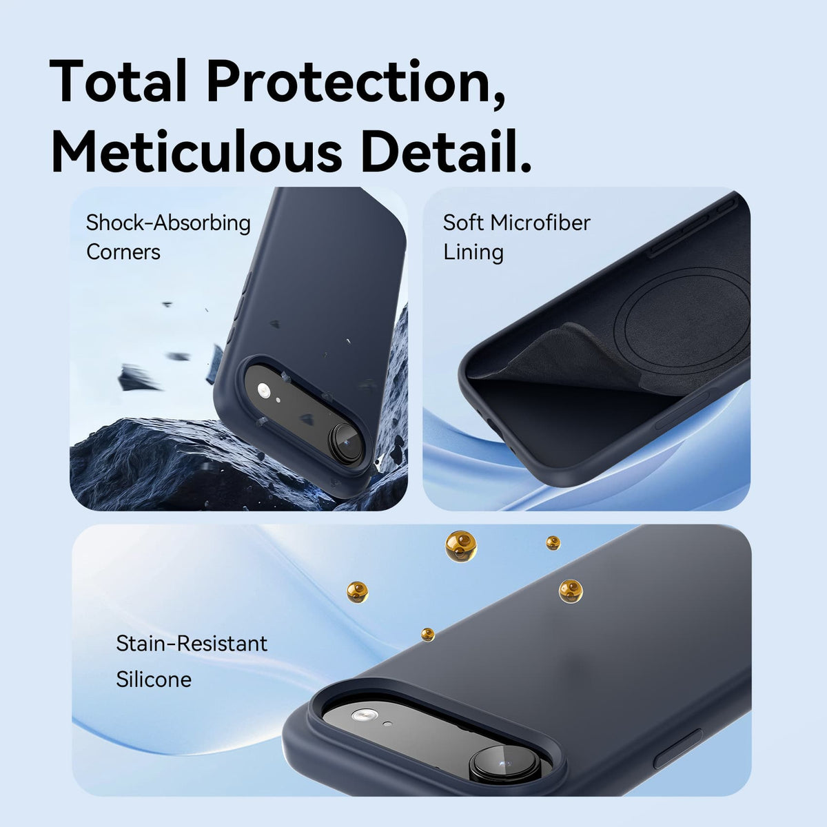 Vention Liquid Silicone Case for iPhone 17 Pro with MagSafe
