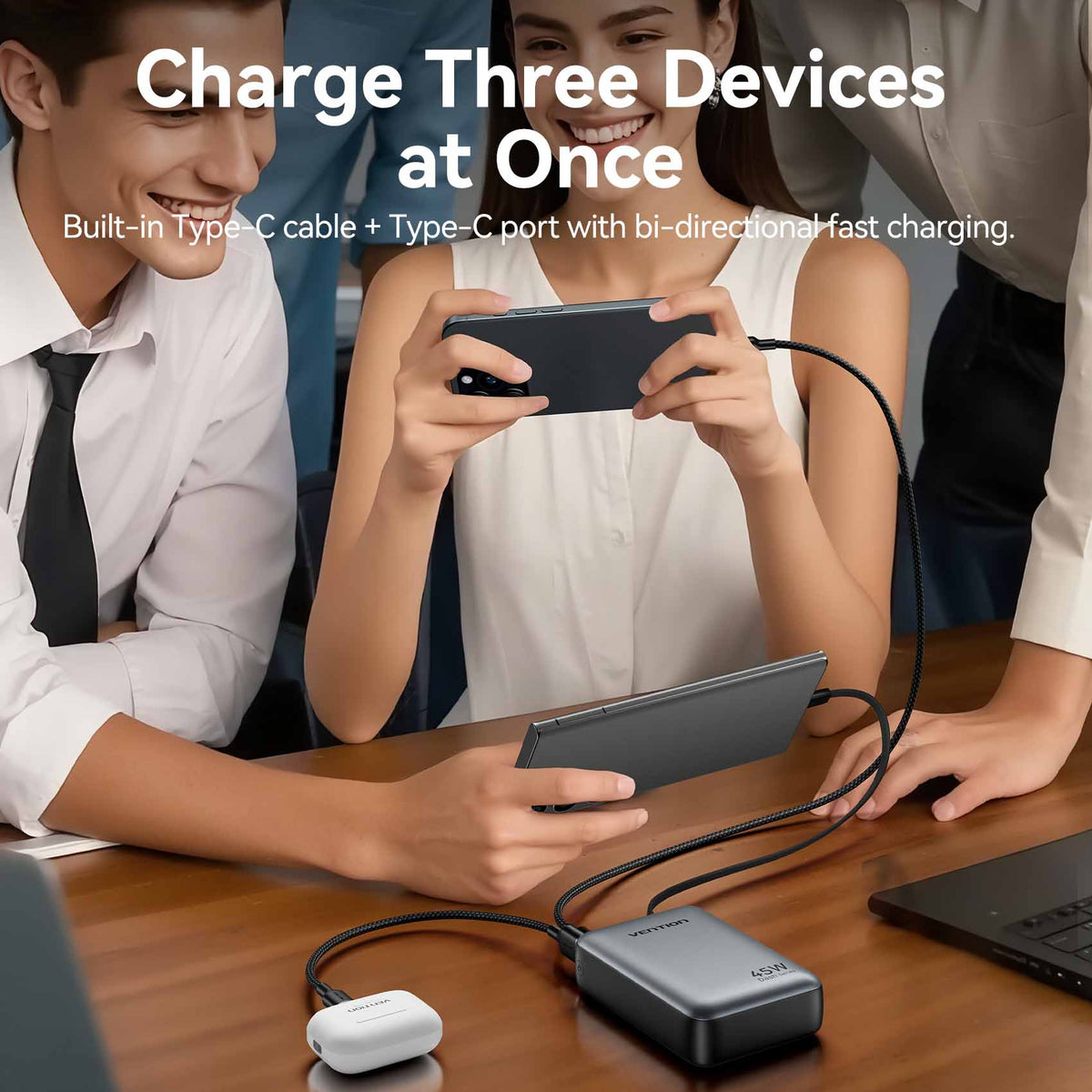 Vention 20000mAh Power Bank 45W