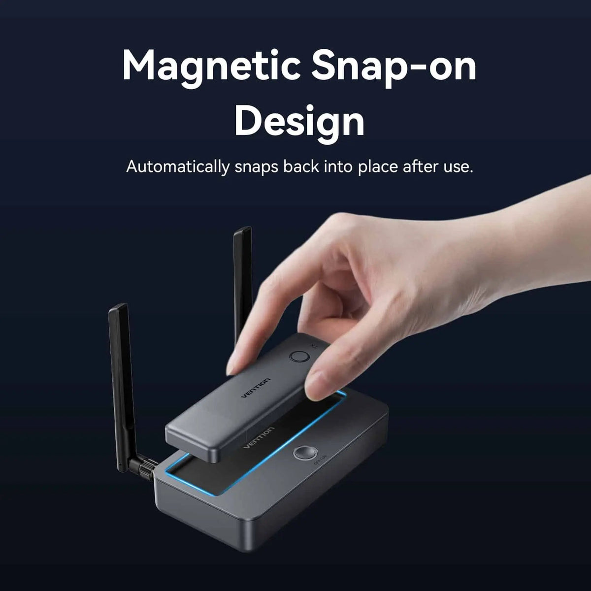 Vention Enterprise-Grade Wireless HDMI™ Transmitter and Receiver