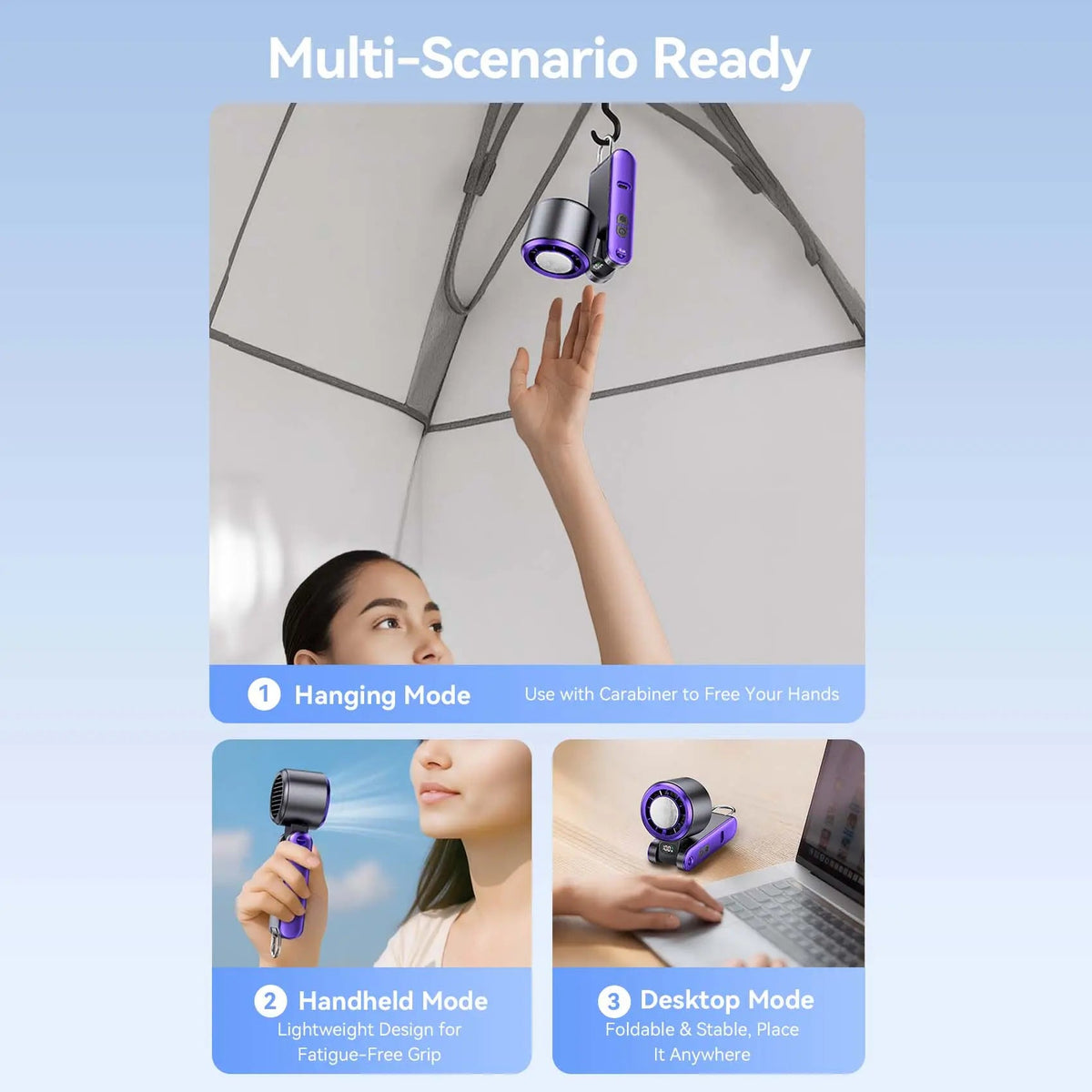 Vention Handheld Foldable High-Speed Cooling Fan