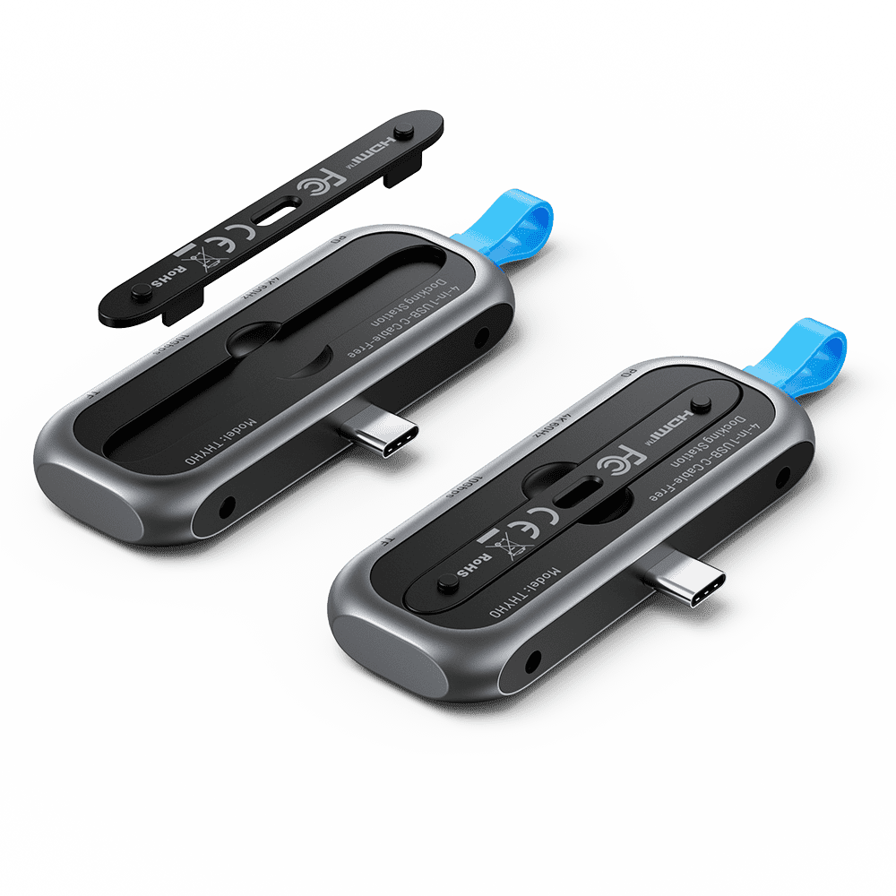 Vention 4-in-1 USB-C Cable-Free Docking Station