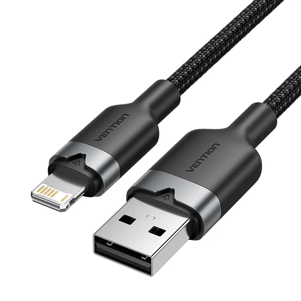 Vention USB 2.0 Type-A Male to Lightning Male 2.4A Cable Aluminum Alloy Type
