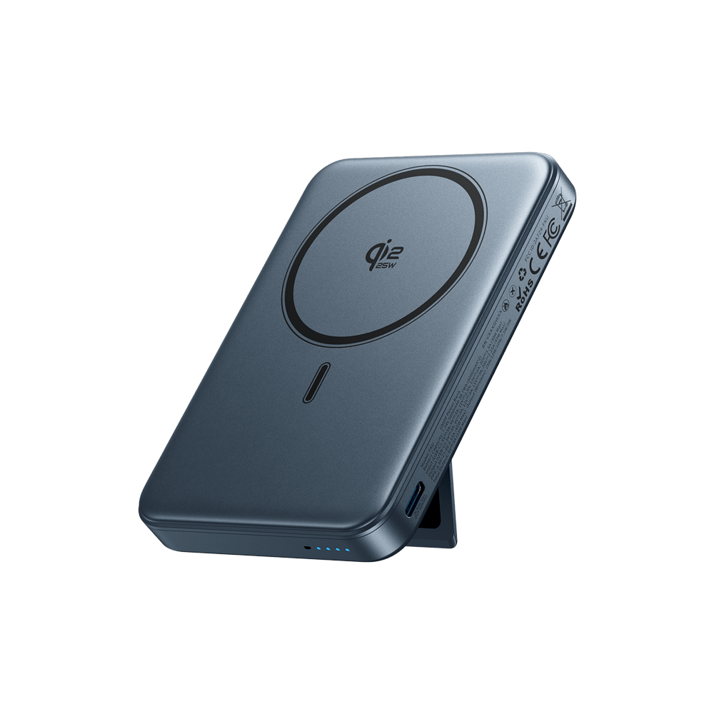 Vention Qi2.2 10000mAh Magnetic Wireless Power Bank (USB-C + USB-C/Wireless) 45W Gray