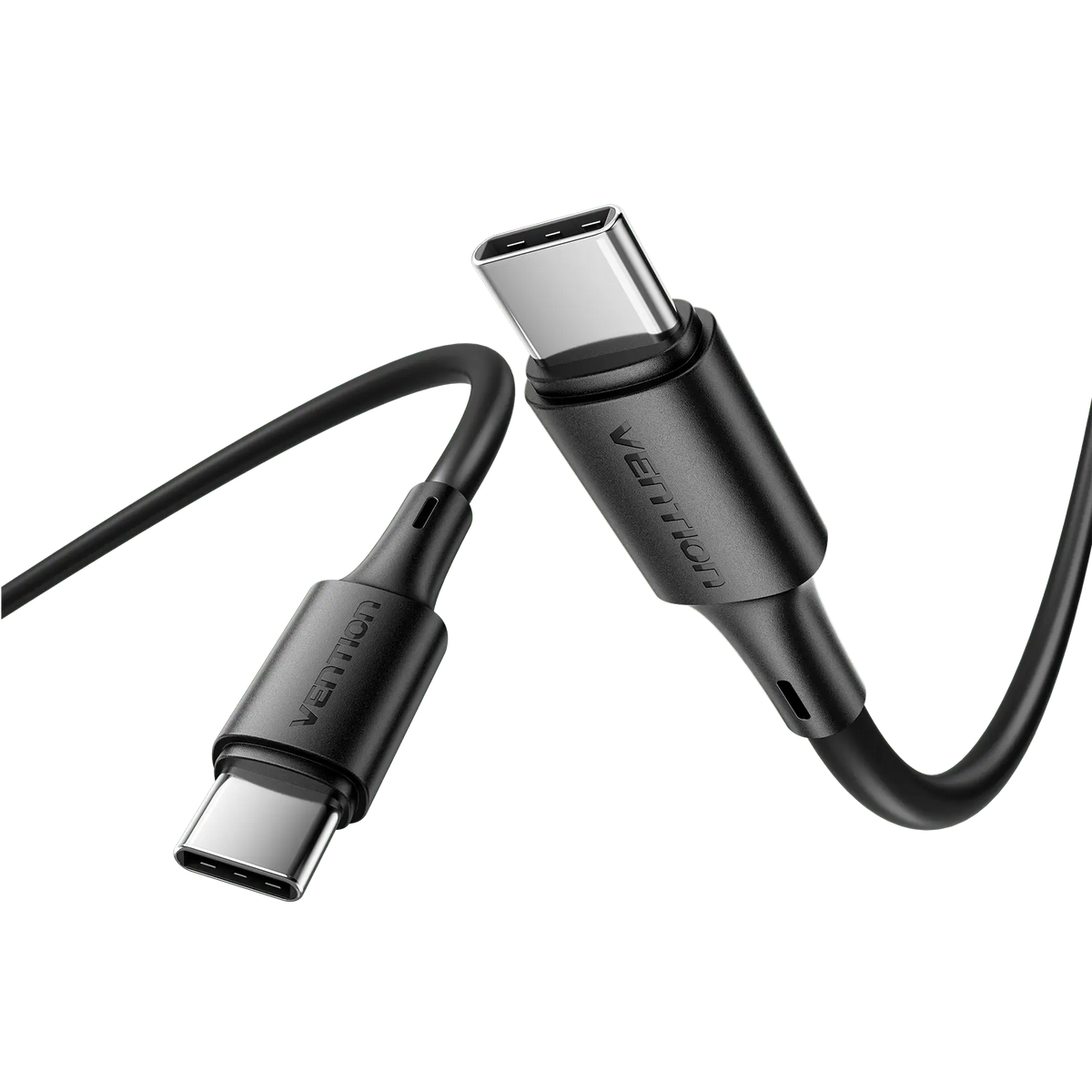 Vention USB 2.0 Type-C Male to Type-C Male 3A Cable Black PVC Type