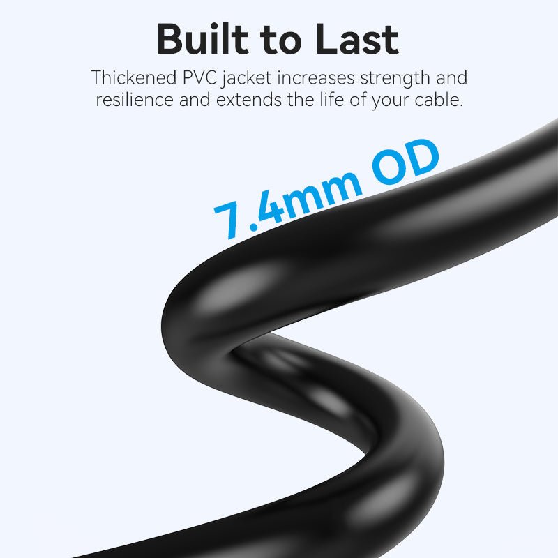 Vention HDMI™-A Male to Male 4K HD Cable 1.5M Black