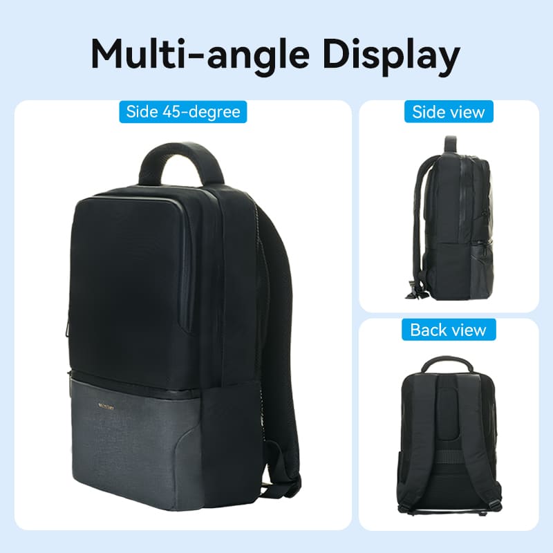 Water-Repellent Laptop Backpack Black