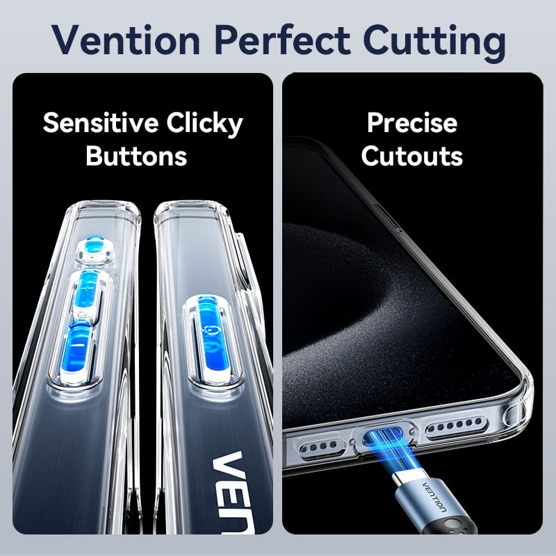 Vention Concise Impact Case for iPhone 13 with MagSafe Transparent