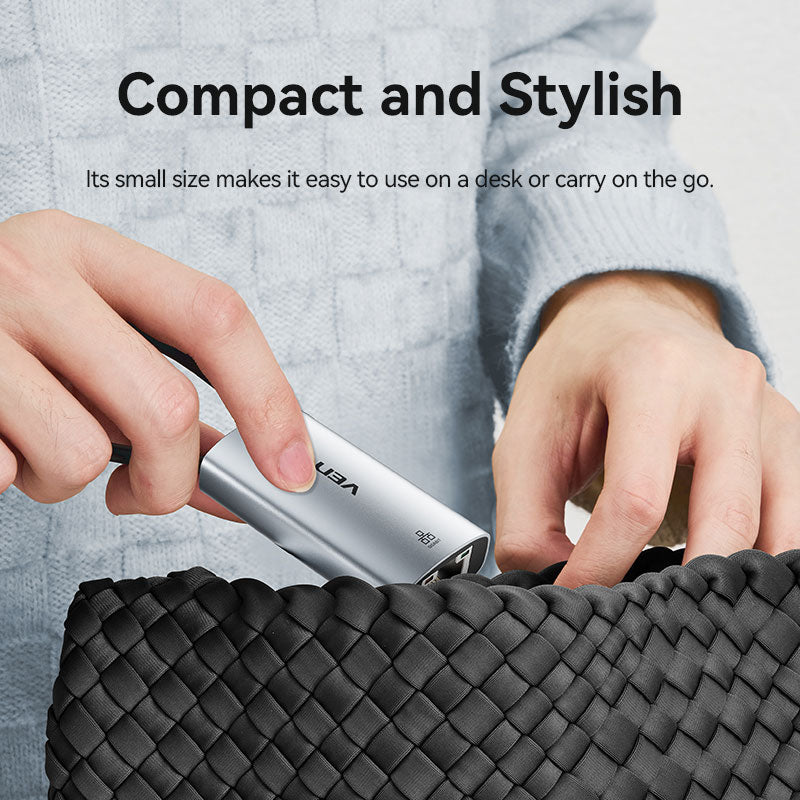Vention USB-C to Gigabit Ethernet Adapter 0.15M Gray Aluminum Alloy Type