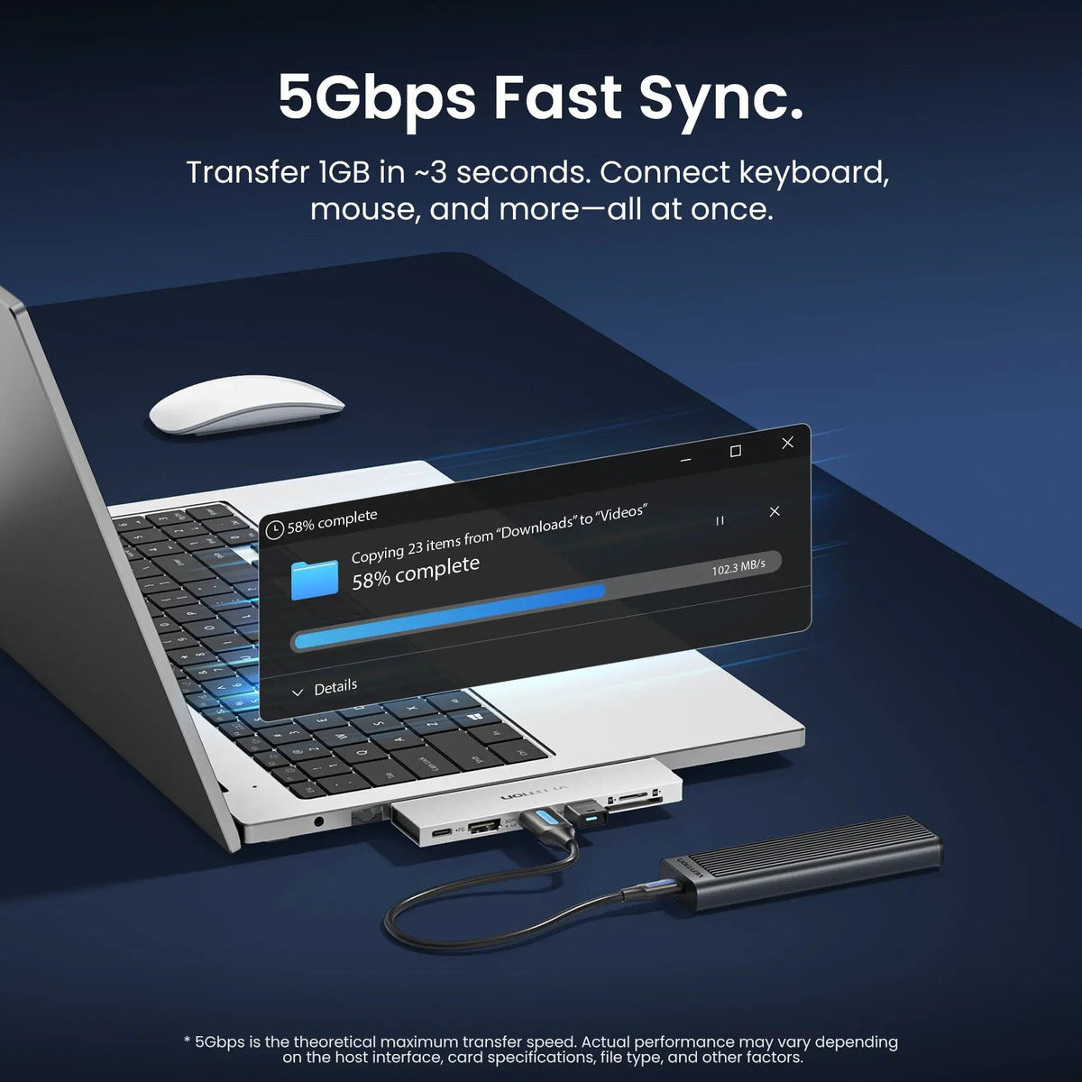 7-in-2 Plug-in Docking Station