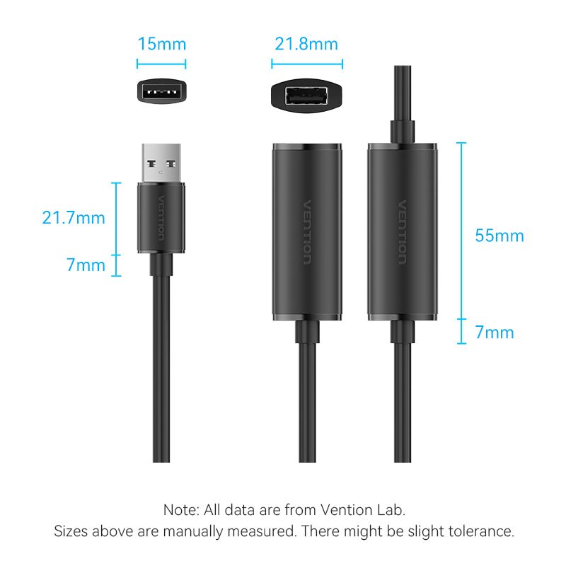 Vention USB 2.0 Active Extension Cable