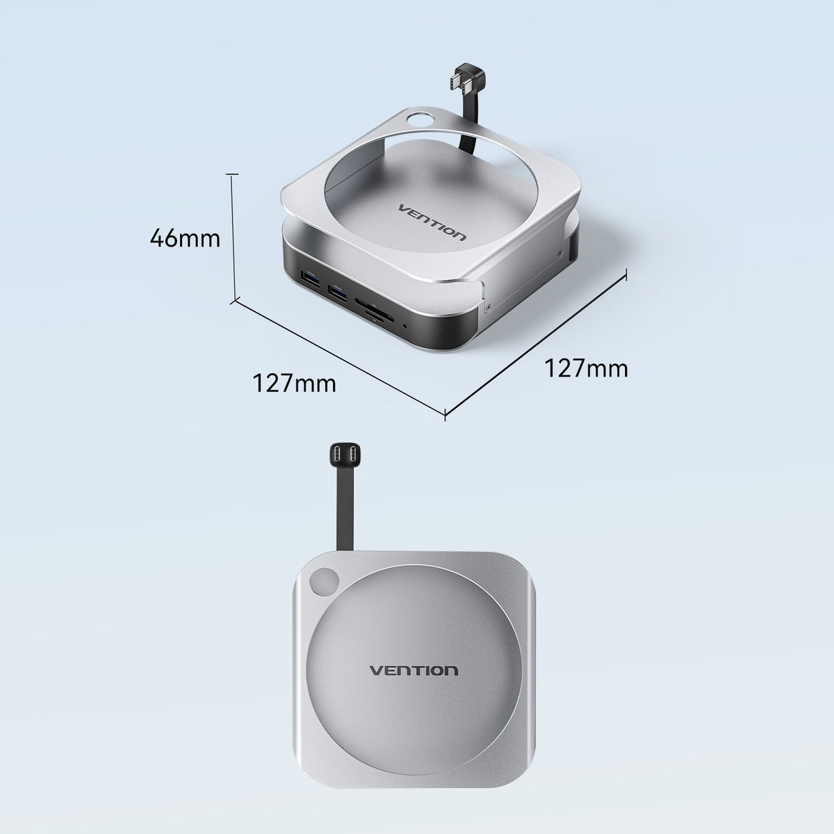 Vention 10-in-1 USB-C Mac mini Docking Station
