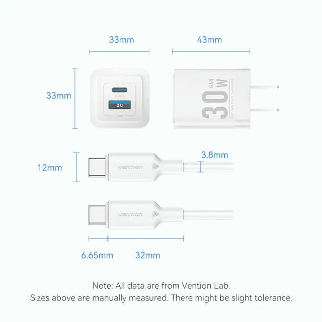 Vention 30W GaN Charging Kit