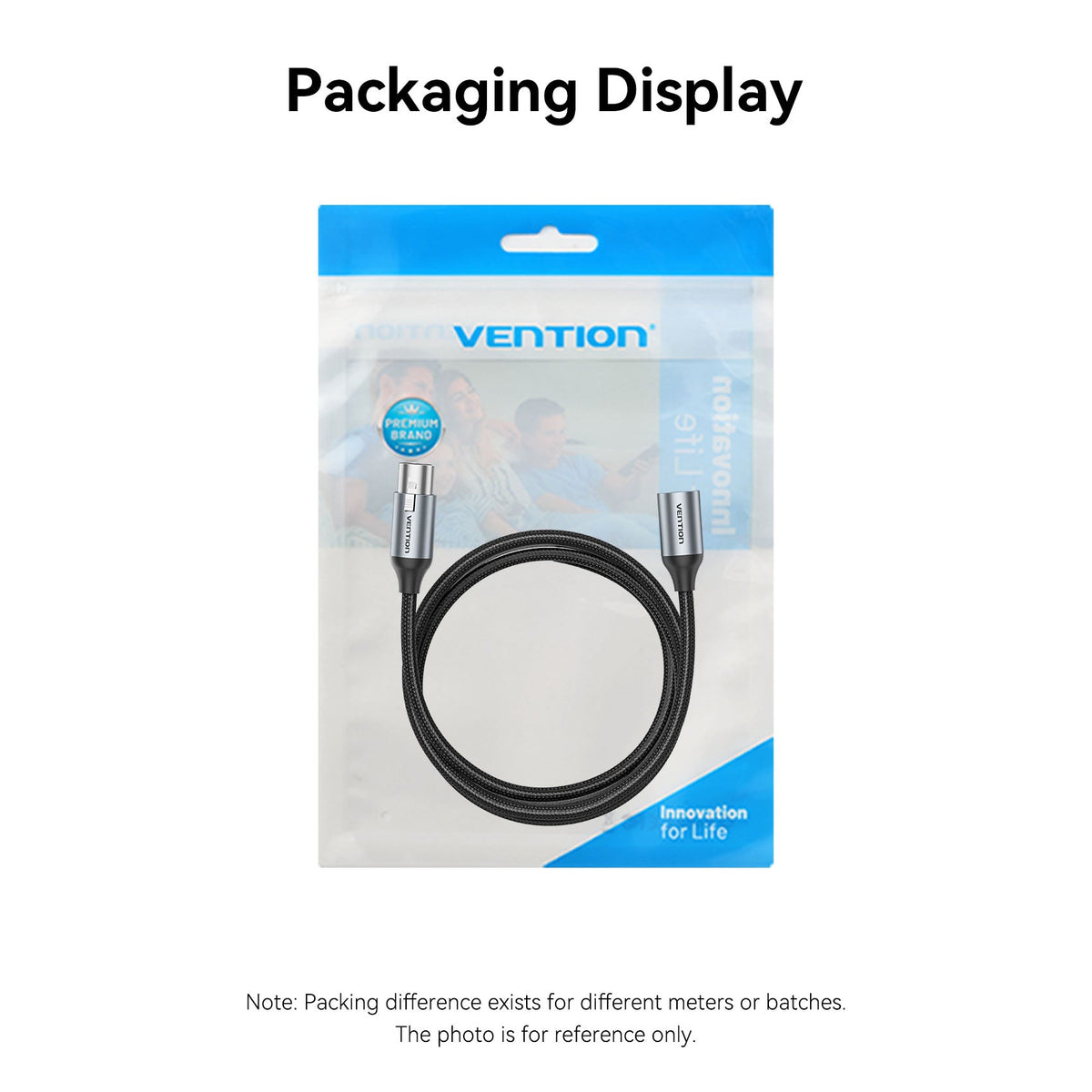 Vention XLR Male to XLR Female Microphone Cable