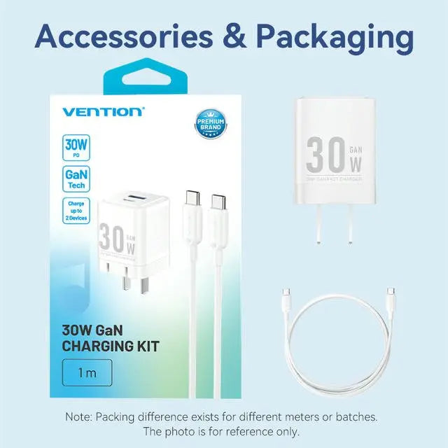 Vention 30W GaN Charging Kit