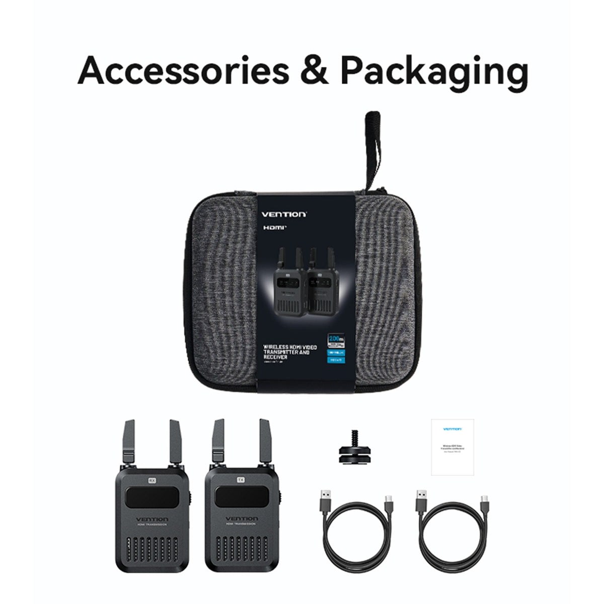 Vention Wireless HDMI Video Transmitter and Receiver