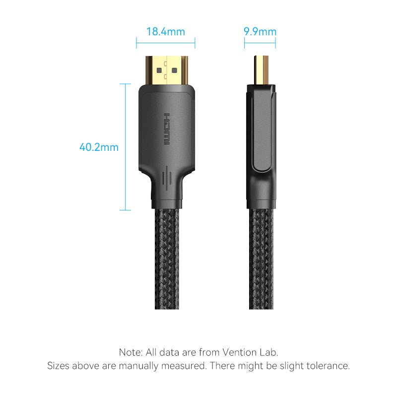 Cotton Braided 4K HDMI™ Male to Male Cable