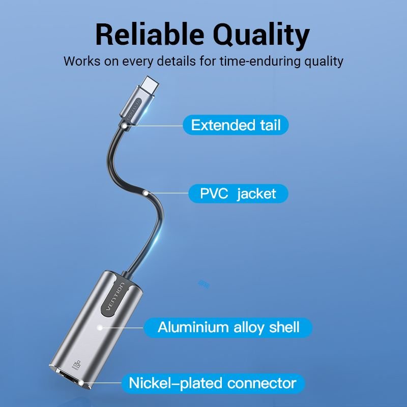 Vention USB-C to Gigabit Ethernet Adapter
