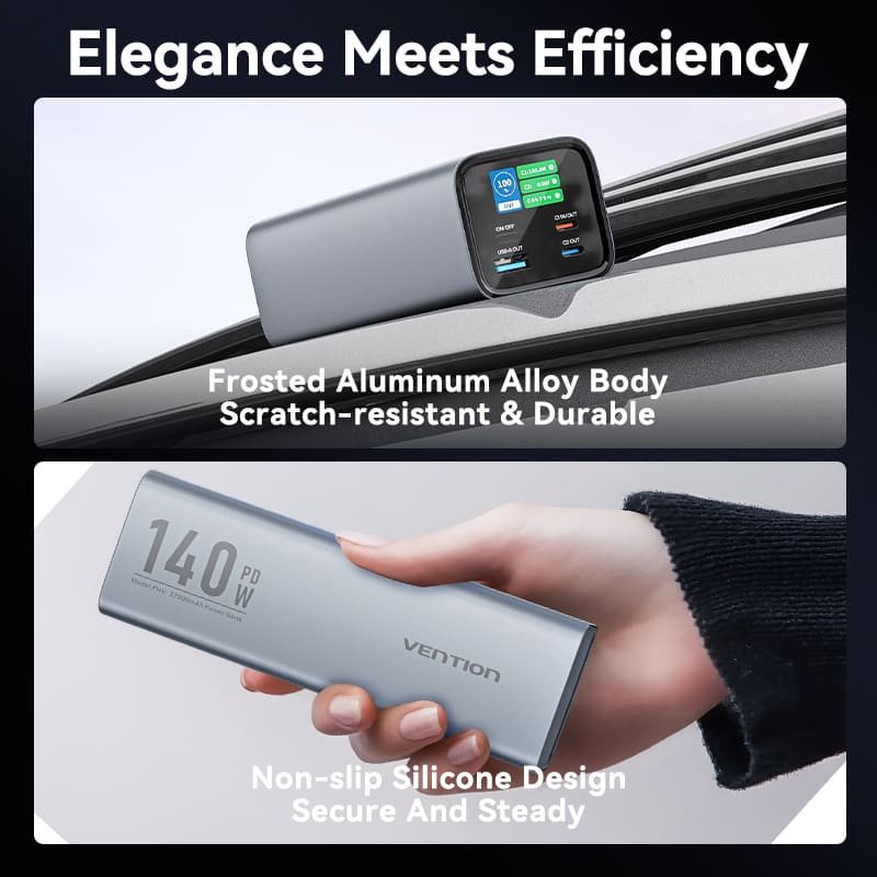 Vention 27000mAh Power Bank 140W