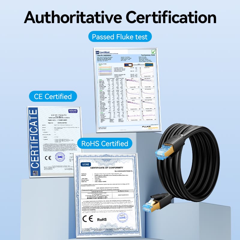 Vention Cat6A SFTP Industrial Drag Chain Ethernet Patch Cable