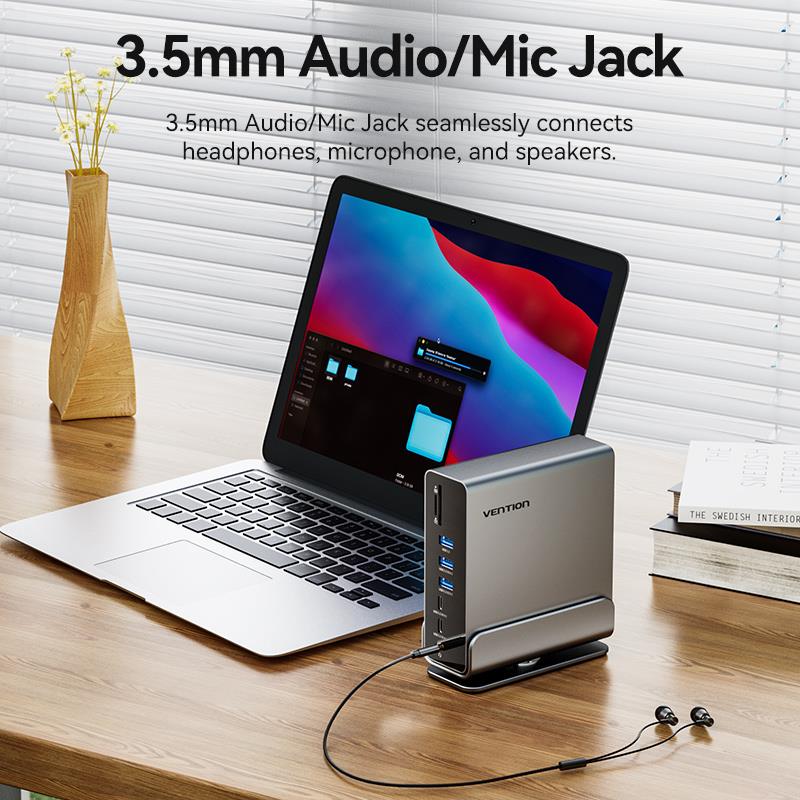 Vention 15-in-1 USB-C MST Docking Station