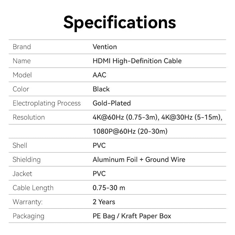 Vention HDMI™ Cable