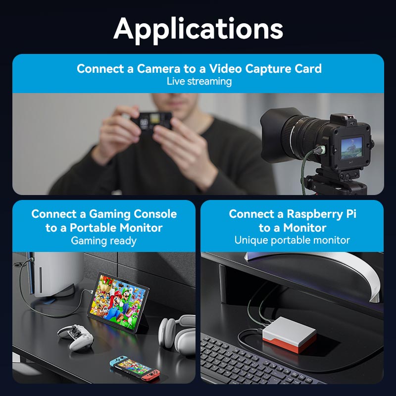 Vention HDMI™-D to HDMI™-A Cable