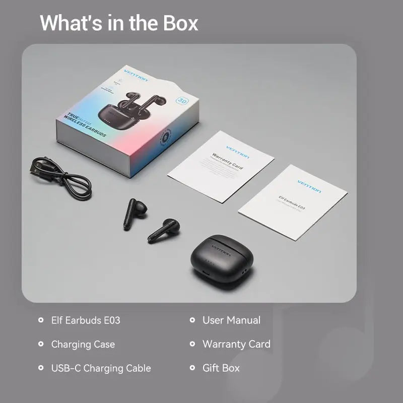 Vention True Wireless Bluetooth Earbuds