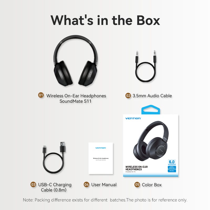 Vention Wireless On-Ear Headphones SoundMate