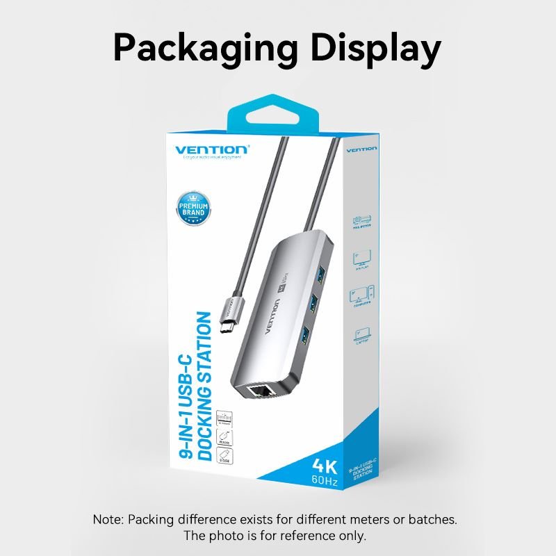 Vention 9-in-1 USB-C Docking Station