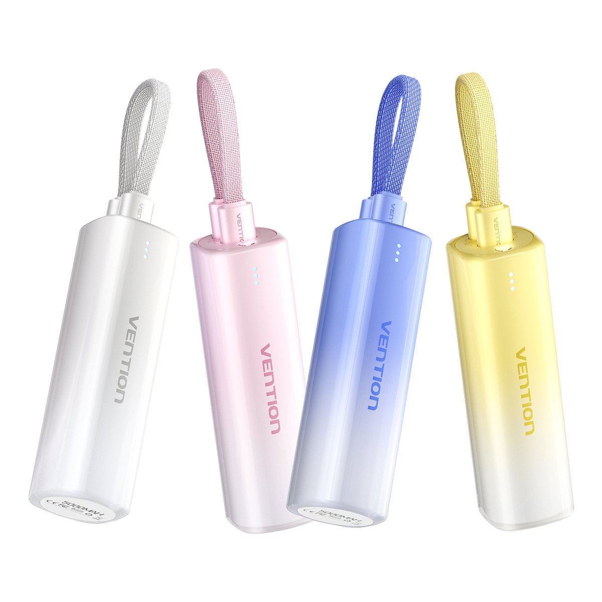 Vention 5000mAh Power Bank Compact with Built-in Cable——On Promotion