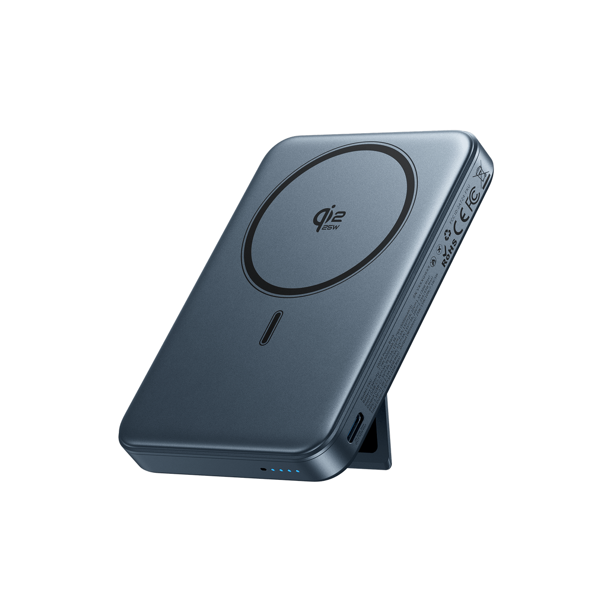 Vention Qi2.2 10000mAh Magnetic Wireless Power Bank (USB-C + USB-C/Wireless) 45W Gray