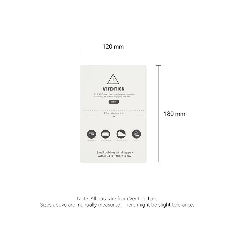 Vention Intelligent Screen Film Cutter with Touch Screen - EU Plug