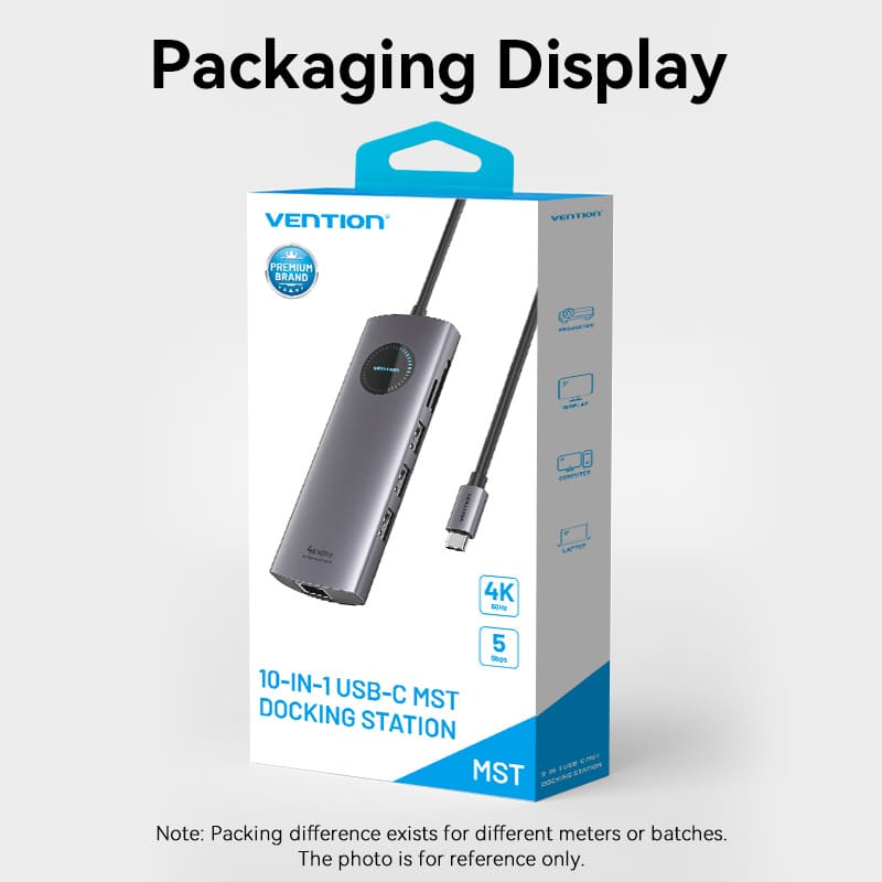 Vention 10-in-1 USB-C MST Docking Station