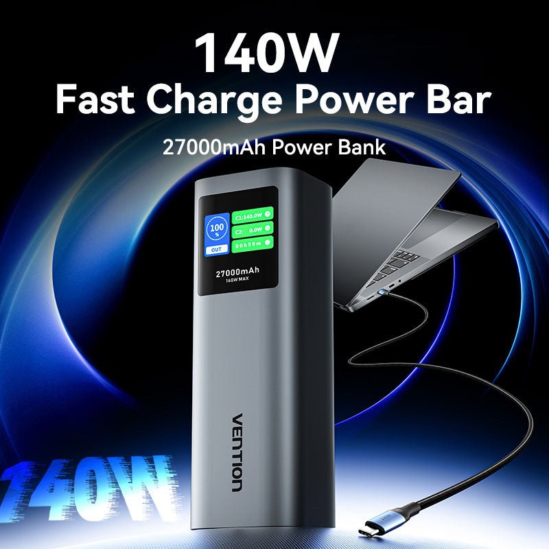 Vention 27000mAh Power Bank 140W——On Promotion