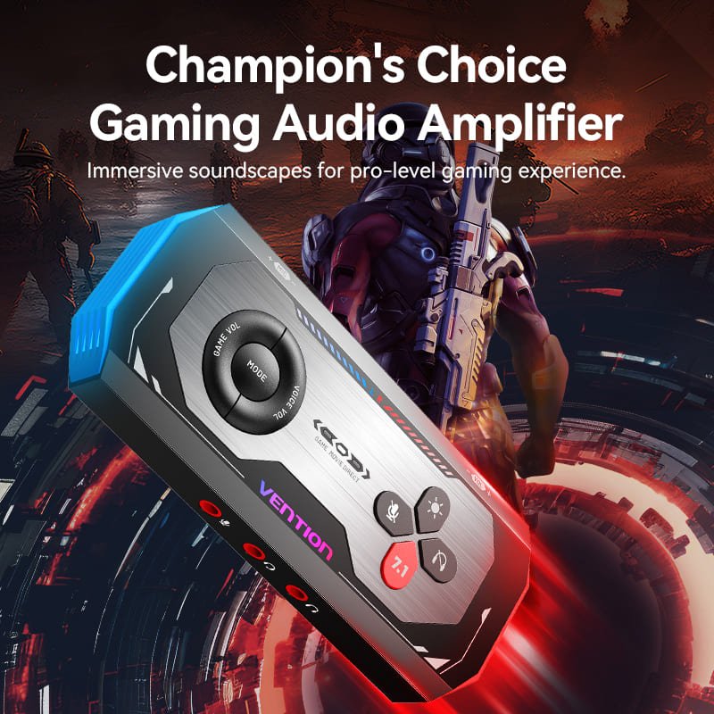 Vention Gaming Audio Amplifier Black