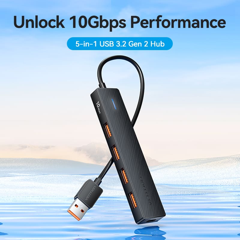 Vention 5-in-1 USB 3.2 Gen 2 Hub