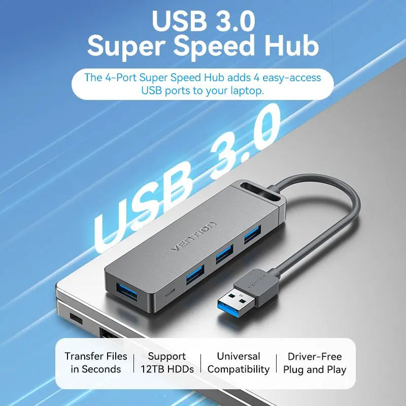 Vention 5-in-1 USB 3.0 Hub