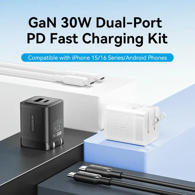 Vention 30W GaN Charging Kit