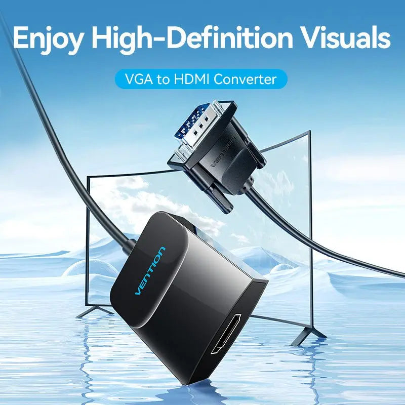 Vention VGA to HDMI™ Converter with Female Micro USB and Audio Port