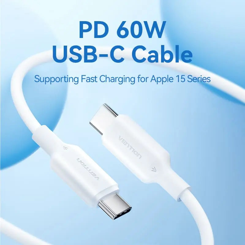 Vention USB 2.0 Type-C Male to Type-C Male 3A Cable PVC Type