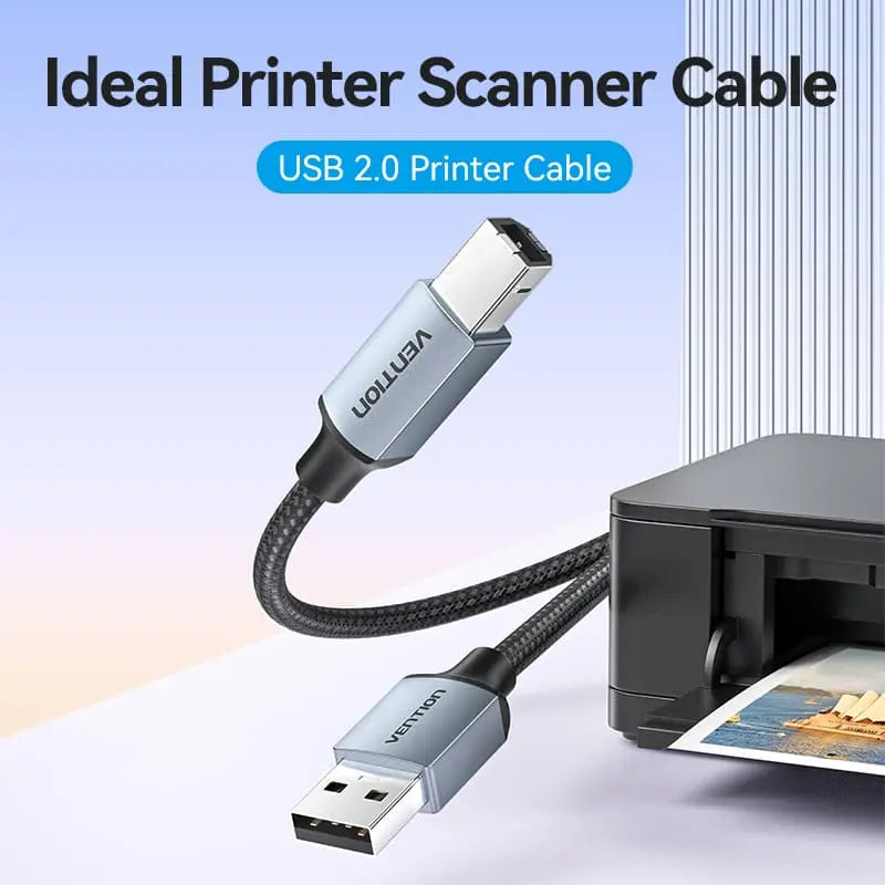 Vention USB 2.0 Type-A Male to Type-B Male Printer Cable